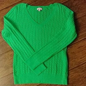 Lilly Pulitzer cable knit sweater size lg